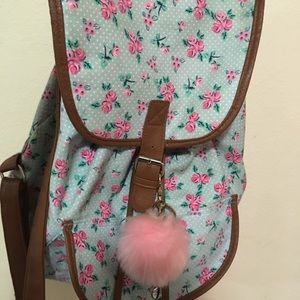 Super cute flower mini backpack